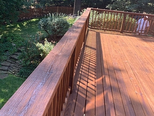 New Deck Staining