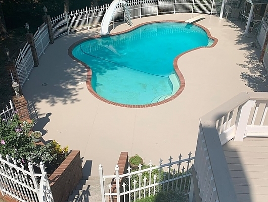 Before & After: Pool Cool Deck