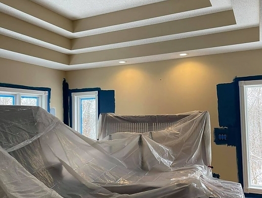 Before & After Master Bedroom Painting