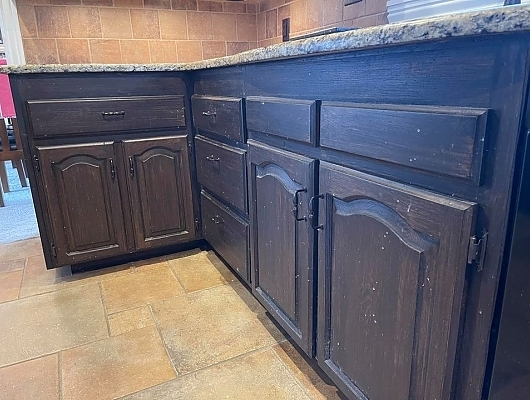 Cabinet Painting: Before & After
