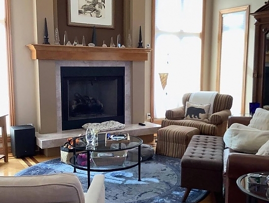 Before & After Living Room Painting