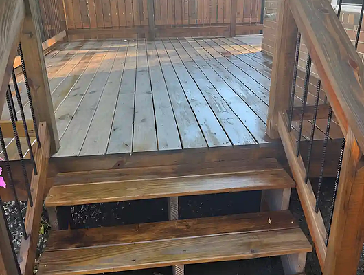 New Deck Staining